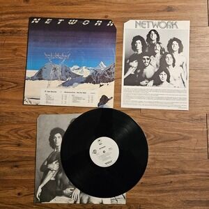 Network – Self Titled Epic 1977‎ PE 34979 PROMO Vinyl LP w/ Insert VG+ EX/EX